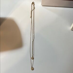 Elegant Gold, layered Pendant Necklace
